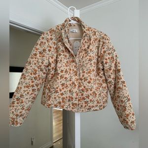 Sadie and Sage corduroy puffer jacket Sz S NWT